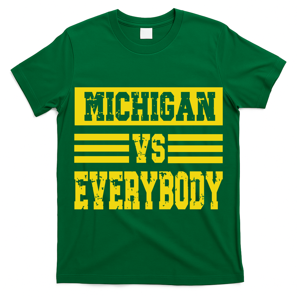 Cool Vintage Michigan Vs Every Body College Football T-Shirt