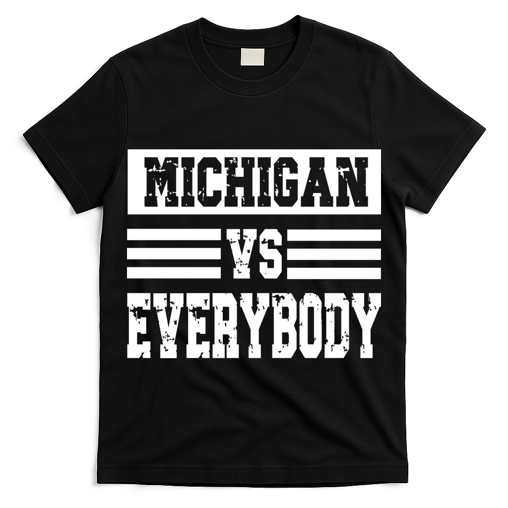 Cool Vintage Michigan Vs Every Body College Football T-Shirt