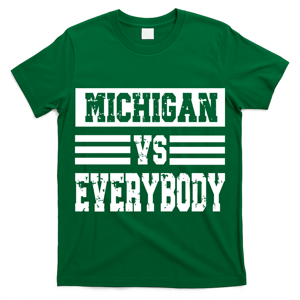 Cool Vintage Michigan Vs Every Body College Football T-Shirt