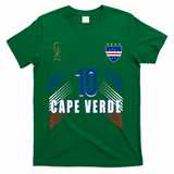 Cape Verde Soccer Jersey Flag Cape Verdean Pride T-Shirt - Green