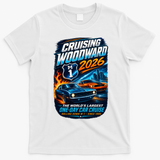 Cruising Woodward 2026 T-Shirt - White