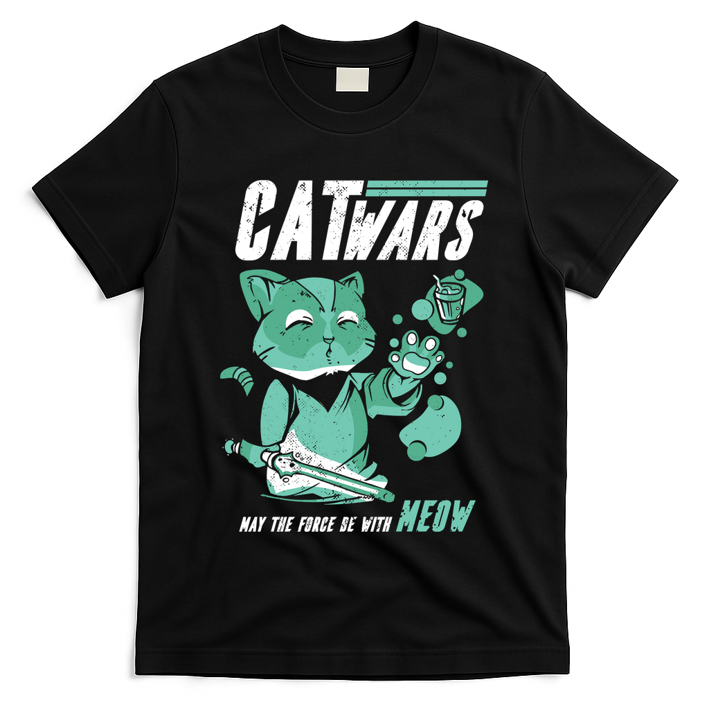 CatWars Funny Cat War Spoof T-Shirt