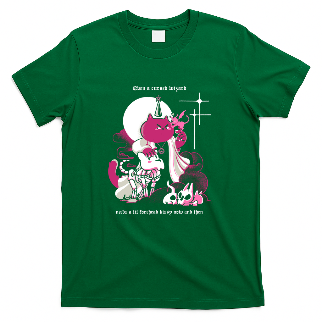 Cursed wizard, blessed kiss - Green