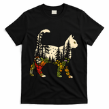 Cat Wilderness T-Shirt - Black