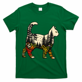 Cat Wilderness T-Shirt - Green