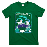 Cozy Winter Cats - Green