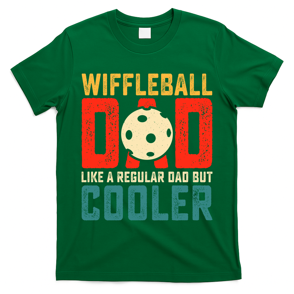 Cooler Wiffleball Dad Father's Day T-Shirt