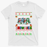 Chillin With My 2nd Grade Snowmies Xmas Team Teacher Gift T-Shirt - White