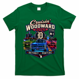 Cruisin’ Woodward Neon 2026 Detroit To Pontiac T-Shirt - Irish Green