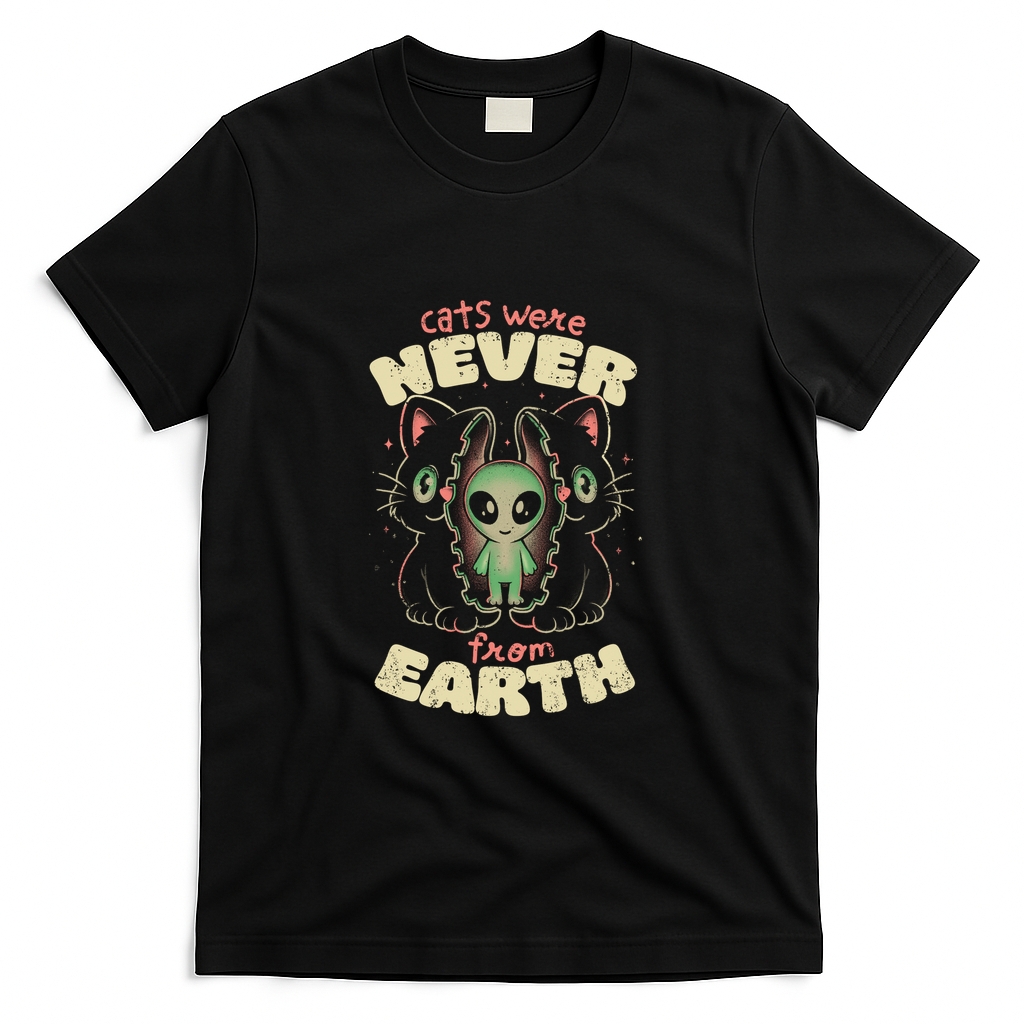 Cats Were Never From Earth - Black