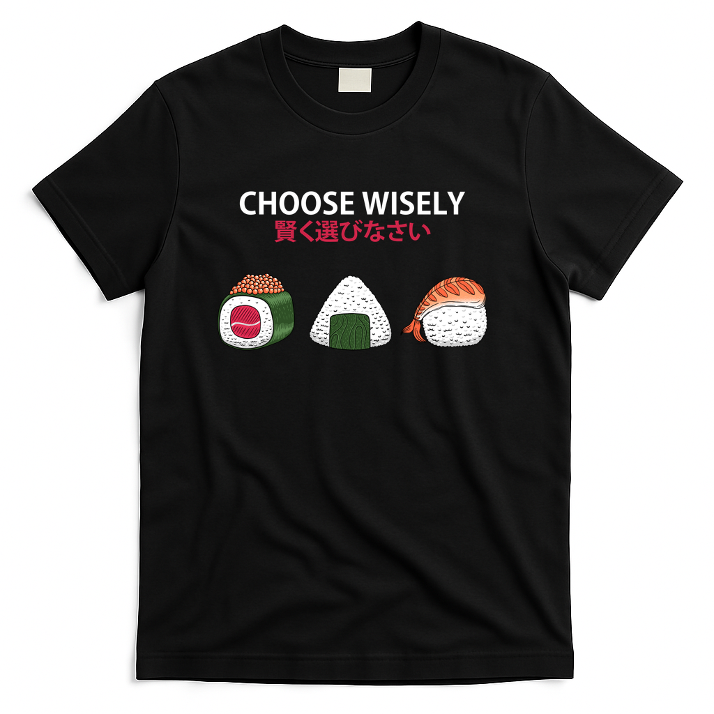 Choose Wisely Sushi Trio - Black