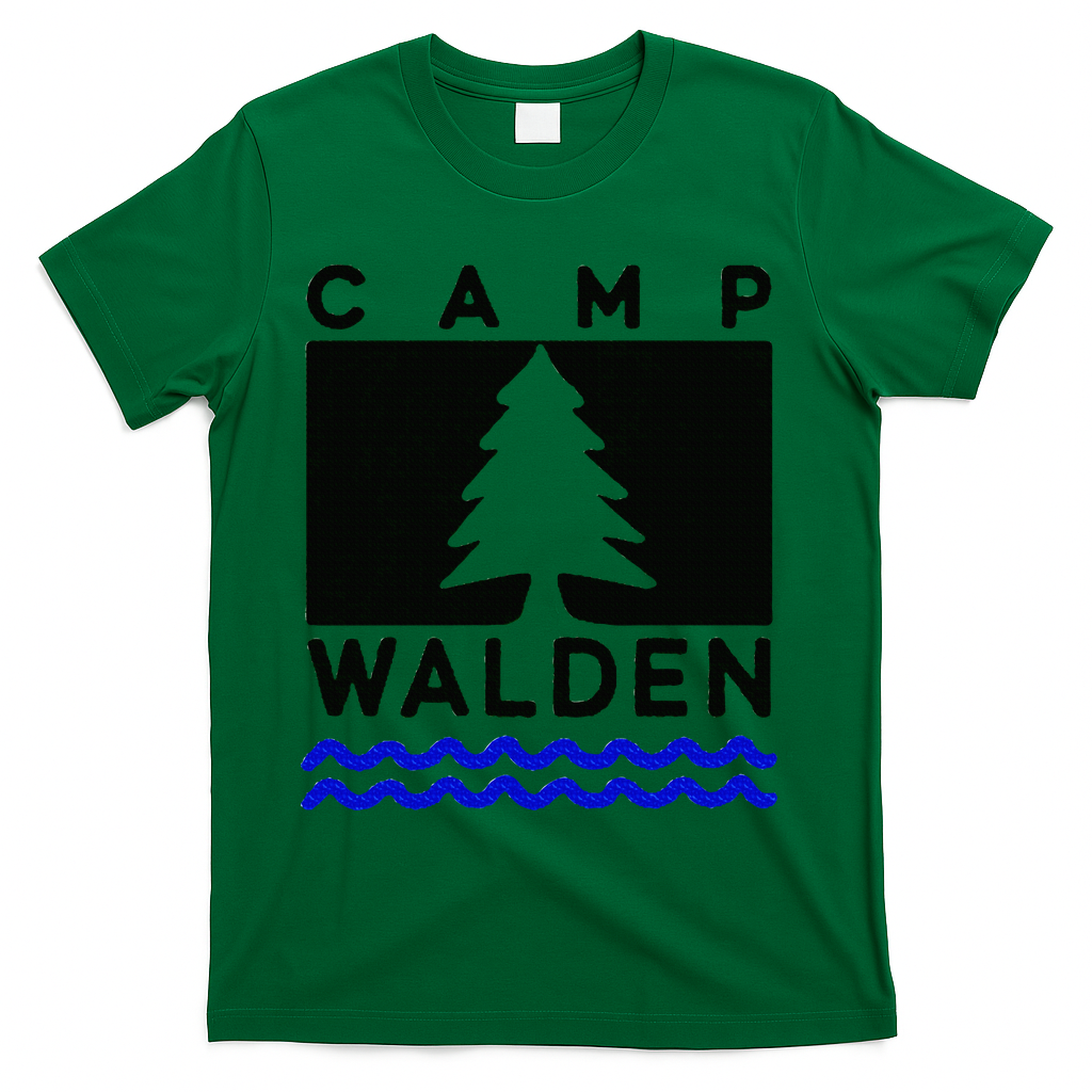 Camp Walden Summer Camp  Summer Camp T-Shirt - Green