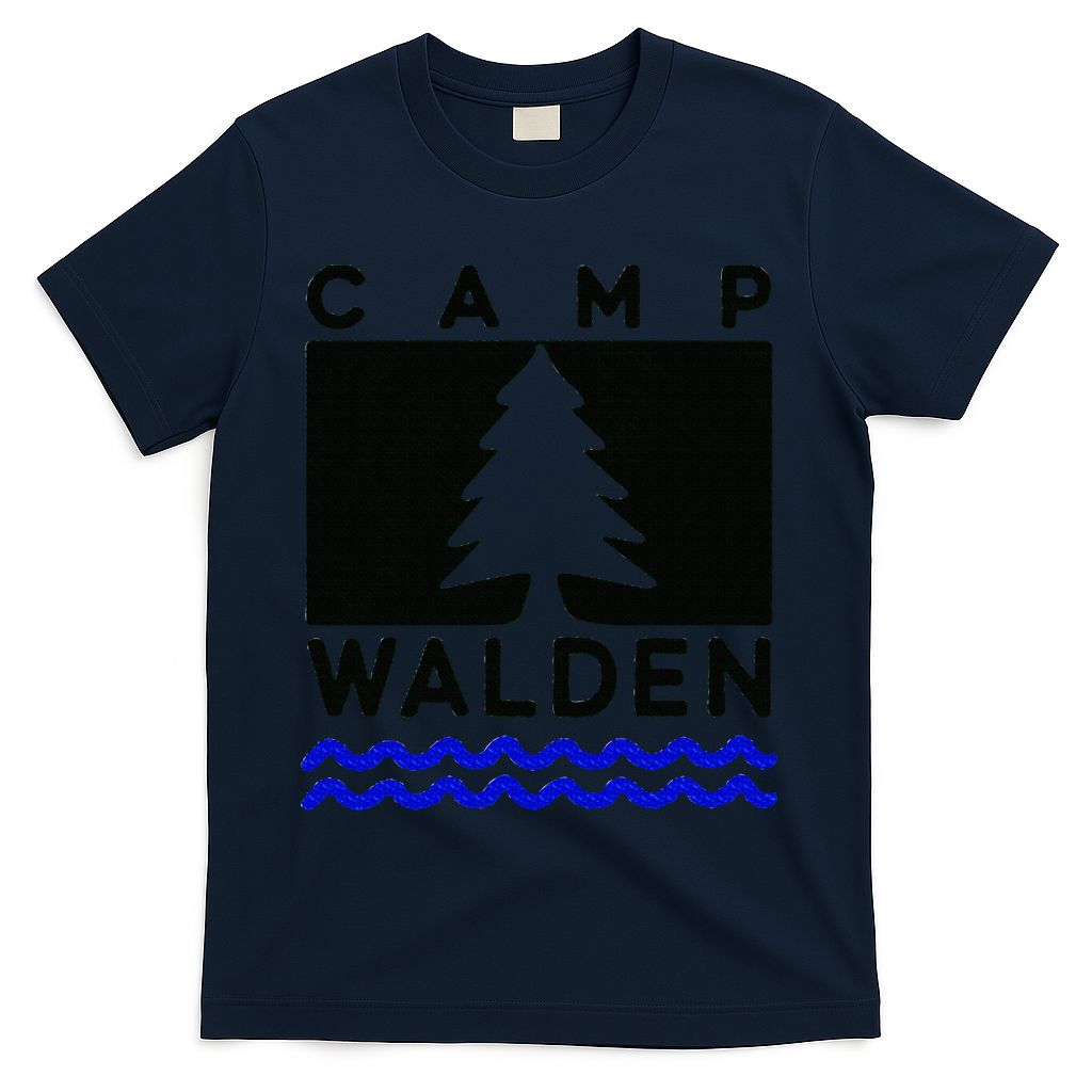 Camp Walden Summer Camp  Summer Camp T-Shirt - Navy