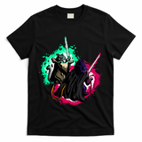 Cat Wars Light Swords Star Cats Funny T-Shirt