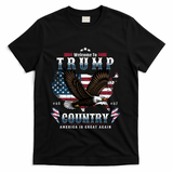 Classic Welcome To Trump Country Maga Eagle T-Shirt - Black