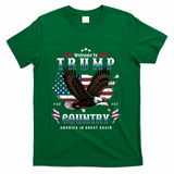 Classic Welcome To Trump Country Maga Eagle T-Shirt - Green