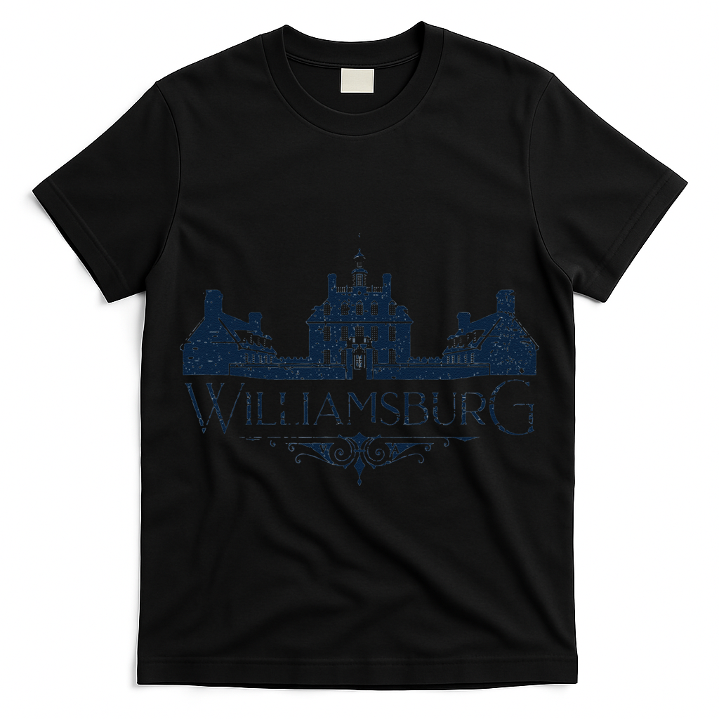 Colonial Williamsburg Virginia Vintage Distressed Style T-Shirt