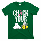 Check Your Boo Bees Funny Breast Cancer Halloween Gift T-Shirt - Irish Green