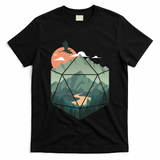 D20 Art Dungeons Lover Fantasy Gaming T-Shirt