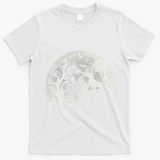 Dachshund And Moon Halloween Dachshund Lovers Pet Owner T-Shirt - White