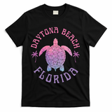 Daytona Beach Florida Sea Turtle Summer Vacation T-Shirt - Black