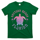Daytona Beach Florida Sea Turtle Summer Vacation T-Shirt - Green