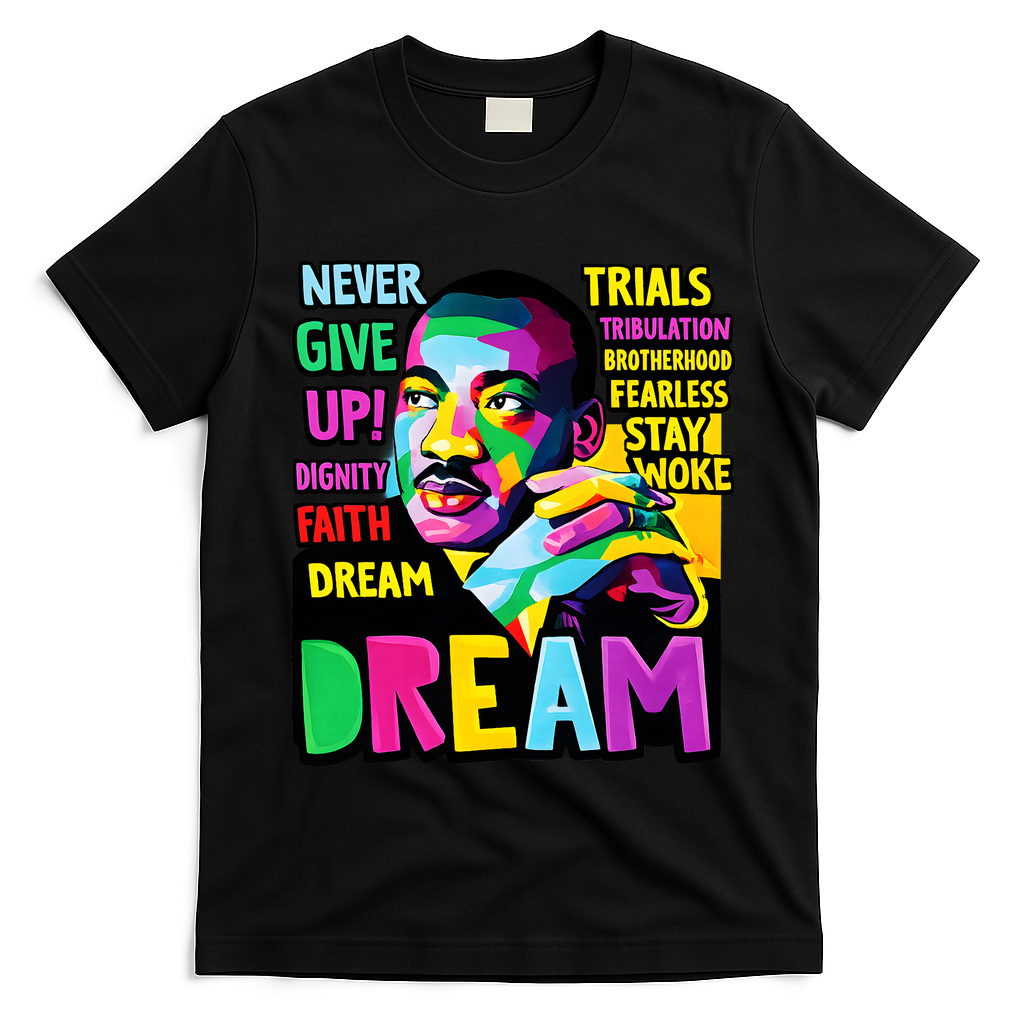 Dream Black History Month Martin Luther King Day T-Shirt