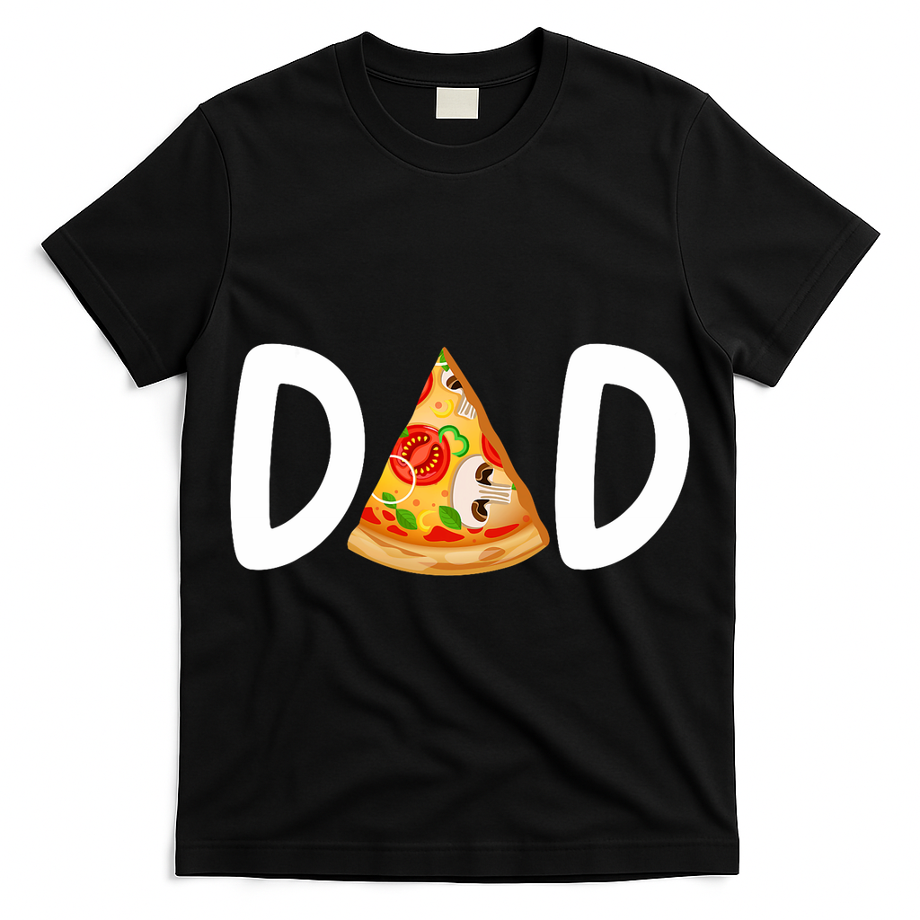 Dad Birthday Pizza 1st Birthday Pizza Family Matching T-Shirt