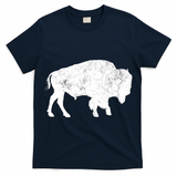 Distressed Buffalo Retro Bison Animal Lover T-Shirt