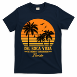 Del Boca Vista Retirement Condominium Florida T-Shirt - Navy