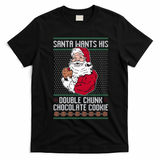 Double Chunk Chocolate Cookie Ugly T-Shirt - Black