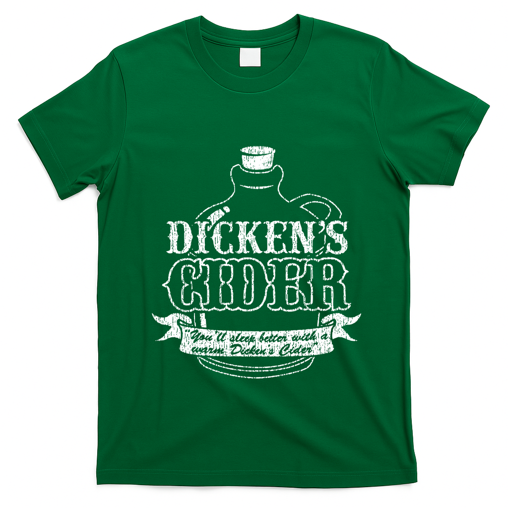 Dickens Cider T-Shirt - Irish Green