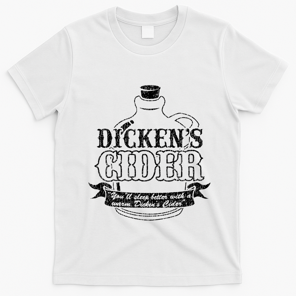 Dickens Cider T-Shirt - White