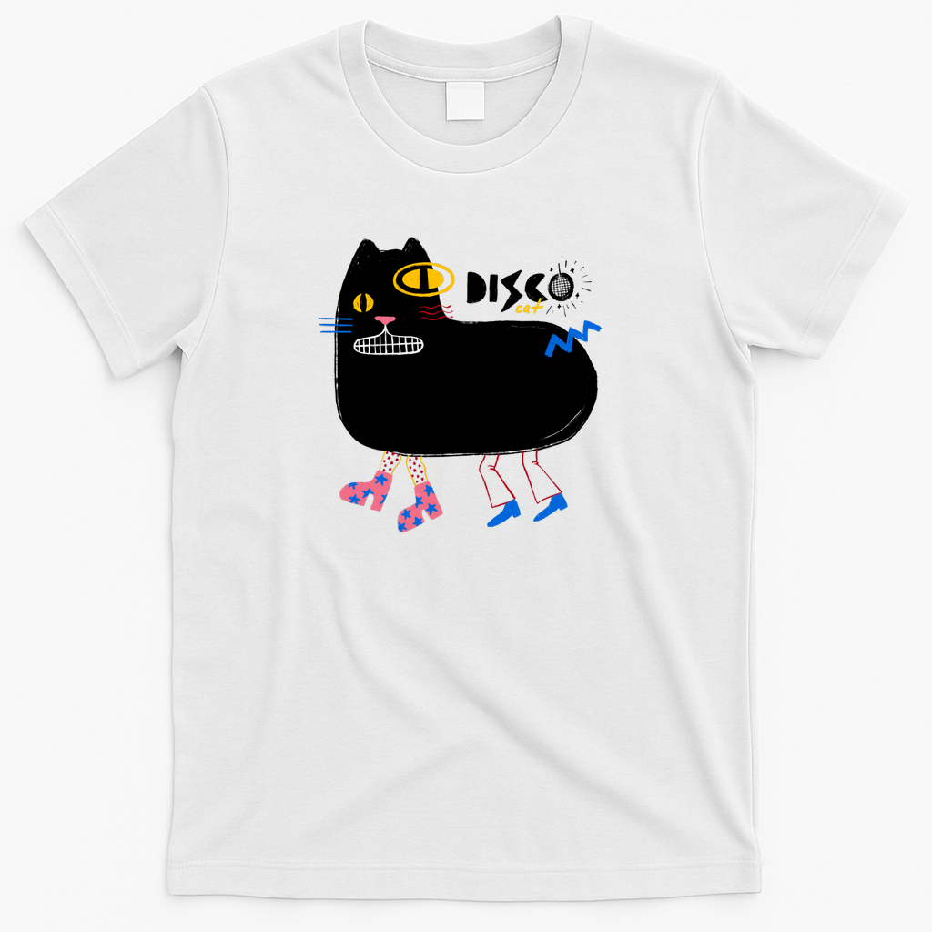 Disco Cat - White