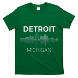 Detroit City Skyline Michigan Souvenir Detroit T-Shirt
