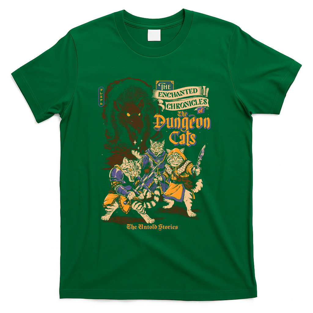 Dungeon Cats - Green