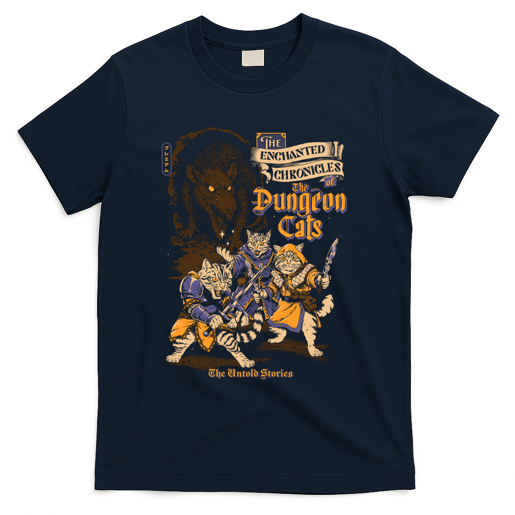 Dungeon Cats - Navy