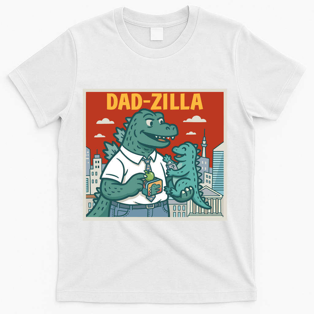 Dadzilla T-Shirt - White
