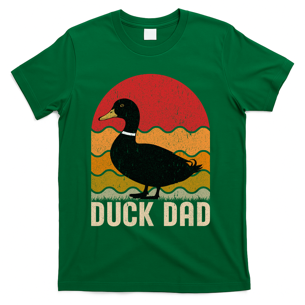 Duck Dad T-Shirt - Green