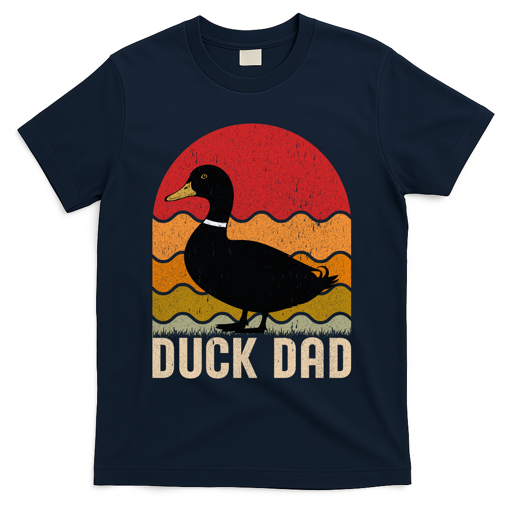 Duck Dad T-Shirt - Navy