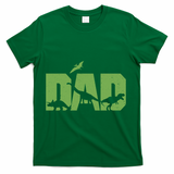 Dinosaur Dad Father's Day T-Shirt - Green