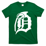 Detroit English D Grenade Michigan Logo T-Shirt