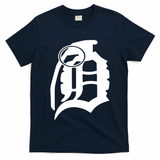 Detroit English D Grenade Michigan Logo T-Shirt