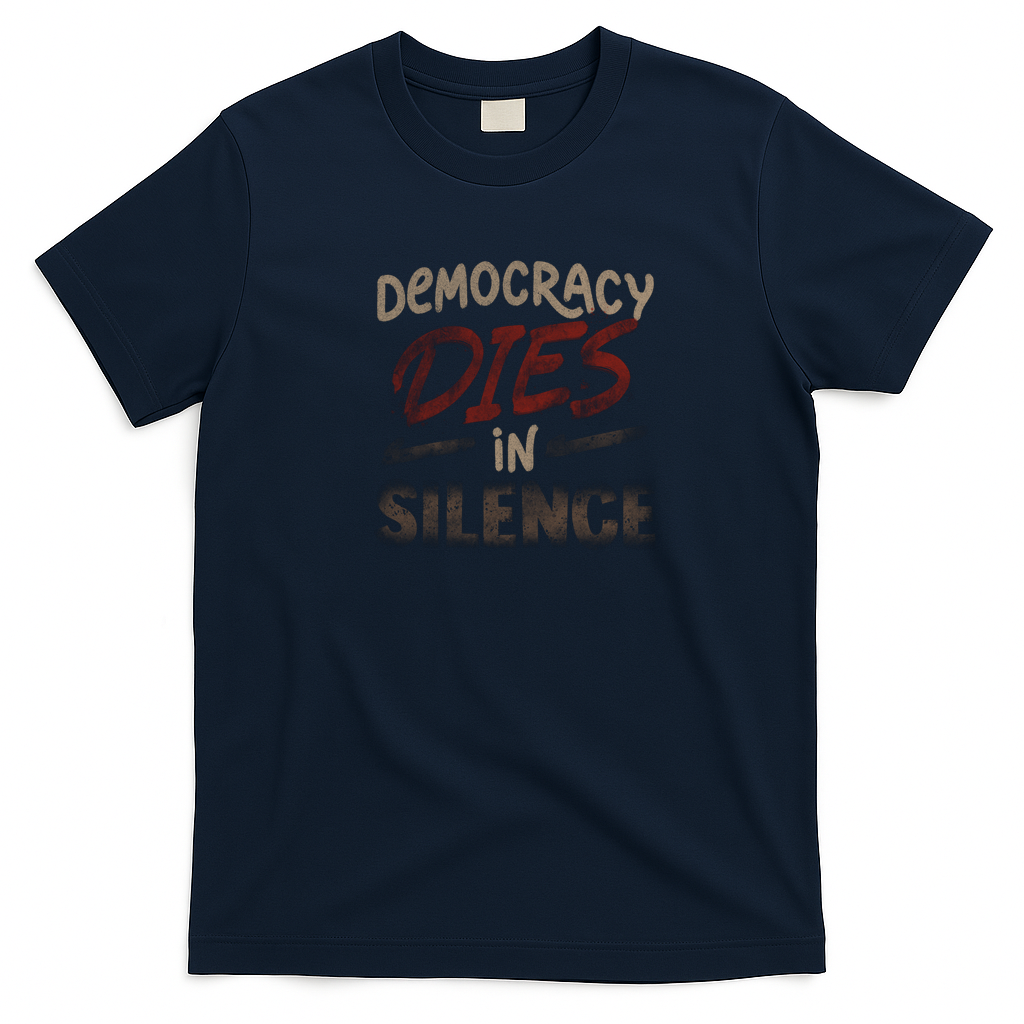 Democracy Dies In Silence by Tobe Fonseca - Navy