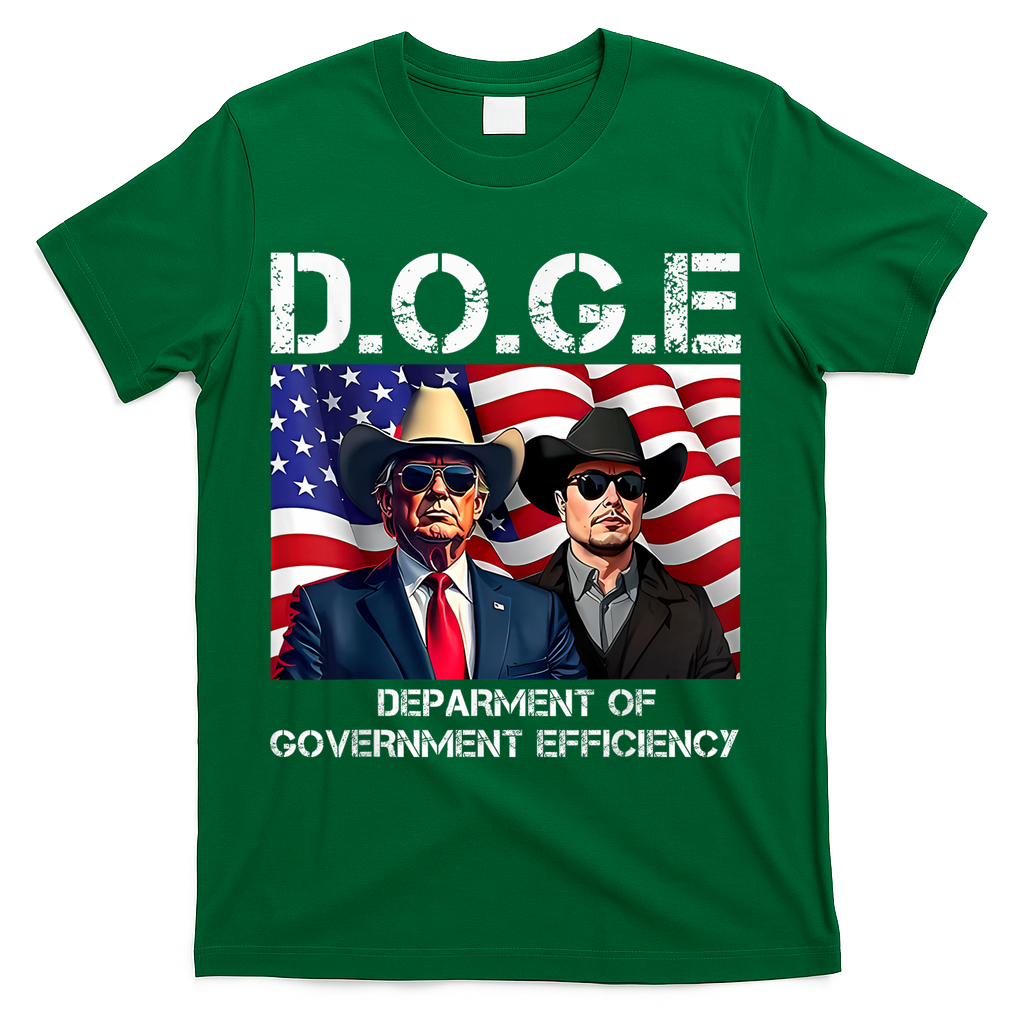 D.O.G.E Department Of Government Efficiency T-Shirt - Green