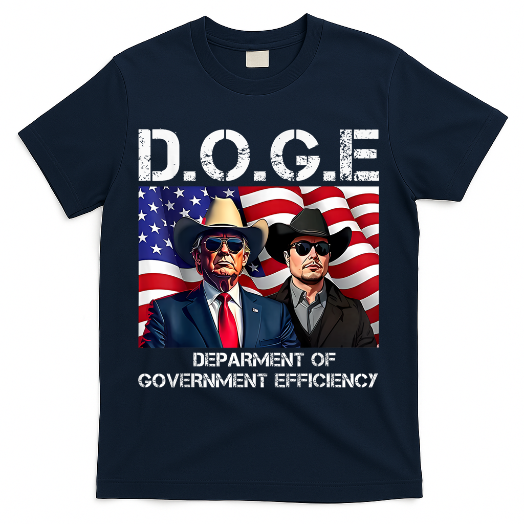 D.O.G.E Department Of Government Efficiency T-Shirt - Navy