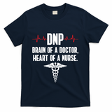 Dnp Doctor Of Nursing Practice Brain Rn Nurse Da1 Gift T-Shirt - Navy