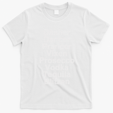 Dasher Dancer Prancer Vixen Vodka Tequila Alcohol List Funny T-Shirt - White