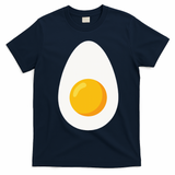 Deviled Egg Costume Funny Halloween Egg Costume T-Shirt - Navy Blue