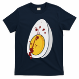 Deviled Egg Costume Halloween Item T-Shirt - Navy Blue